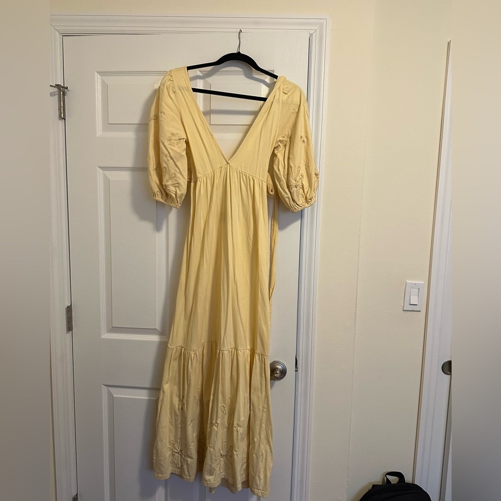 ASOS Light Yellow Maxi Dress